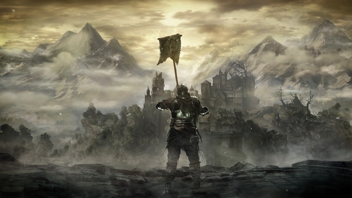 Dark Souls 3 4K Knight with Banner
