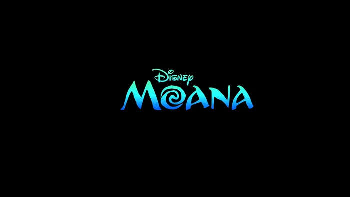 Disney Moana Logo in Blue 4K