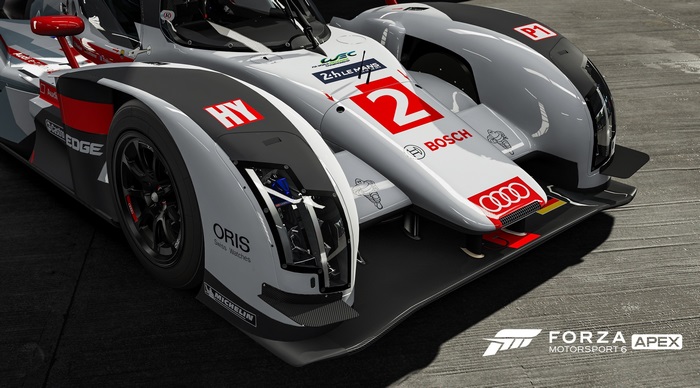 Audi R18 TDI LMP1 car from Forza Motorsport 6 Apex