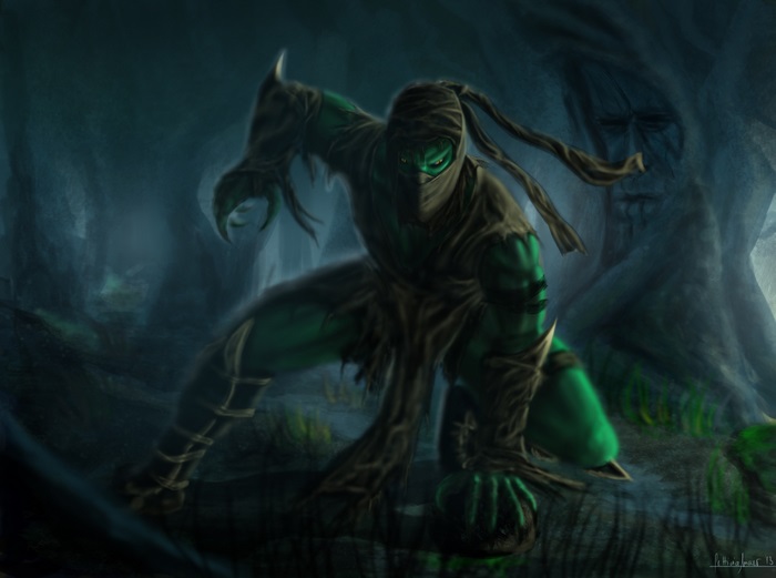 Reptile from Mortal Kombat 4K