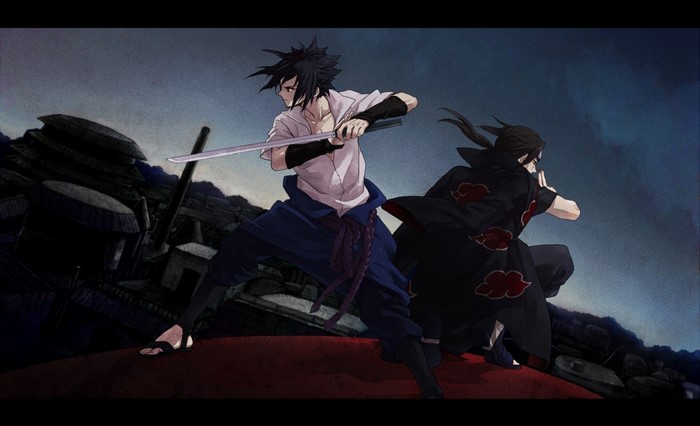 Naruto Shippuden Uchiha Brothers Sasuke and Itachi