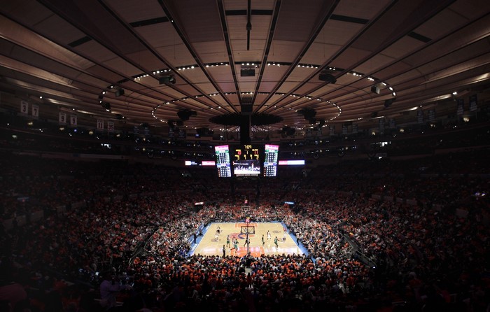 NBA basketball game at Madison Square Garden