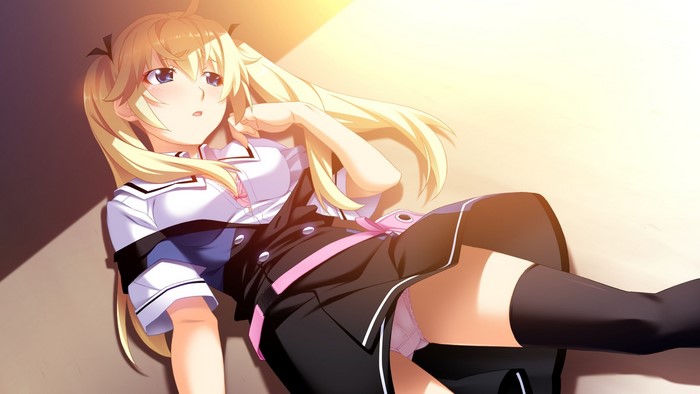 Michiru Matsushima in School Uniform from Grisaia no Kajitsu