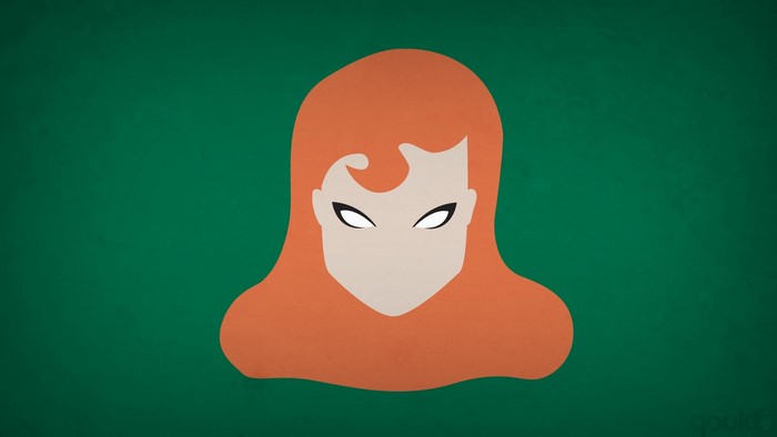 Poison Ivy from DC Comics minimalism