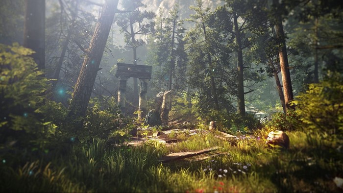 The Witcher 2: Assassins of Kings forest ruins