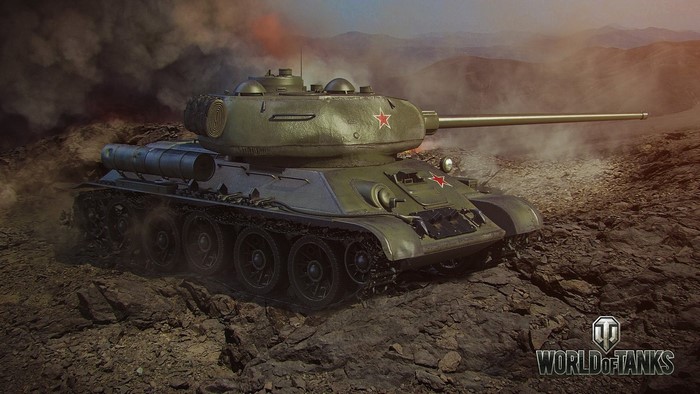 T-34-85 tank from World of Tanks