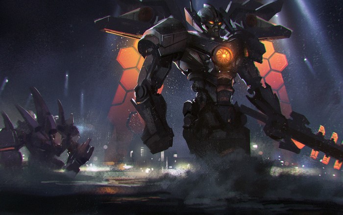 Aatrox and Malphite from League of Legends