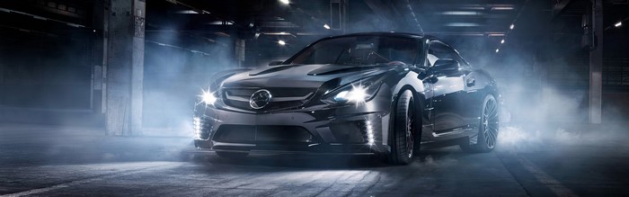 Carlsson tuned Mercedes-Benz SL65 AMG Black Series in mist