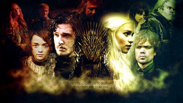 Game of Thrones characters and the Iron Throne