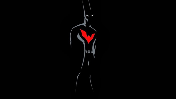 Batman Beyond minimalist illustration
