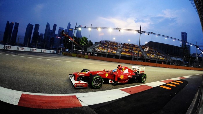 Ferrari Formula 1 car driven by Fernando Alonso