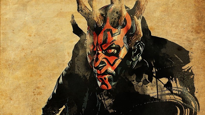Darth Maul from Star Wars artwork