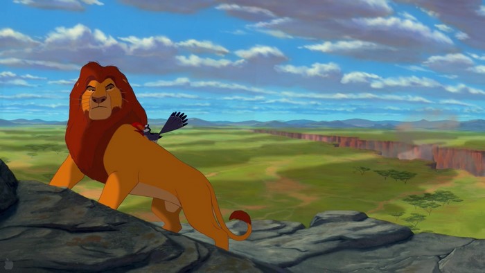 Mufasa and Zazu from The Lion King
