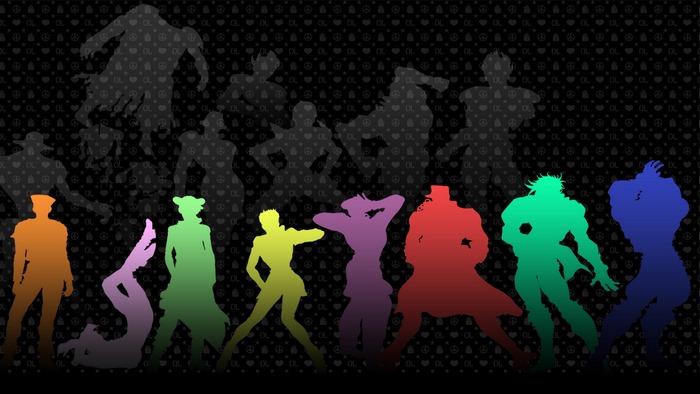 JoJo's Bizarre Adventure Characters Silhouette