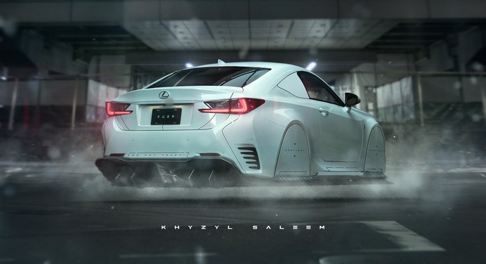 Futuristic Lexus RC F by Khyzyl Saleem