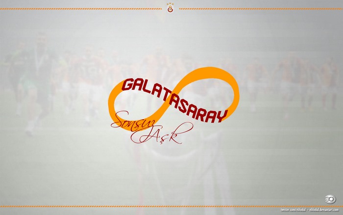 Galatasaray SK infinity logo with text