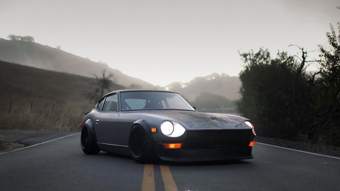 Nissan Fairlady Z Classic Car on Road