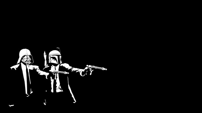 Darth Vader and Boba Fett from Star Wars