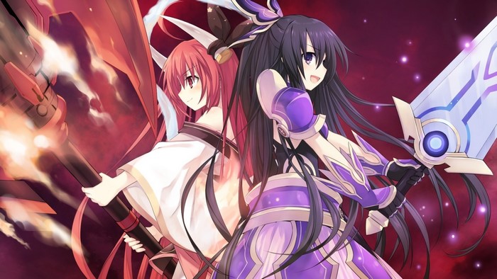 Itsuka Kotori and Yatogami Tohka from Date A Live