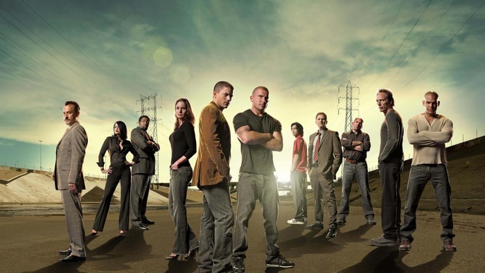 Prison Break cast standing outdoors