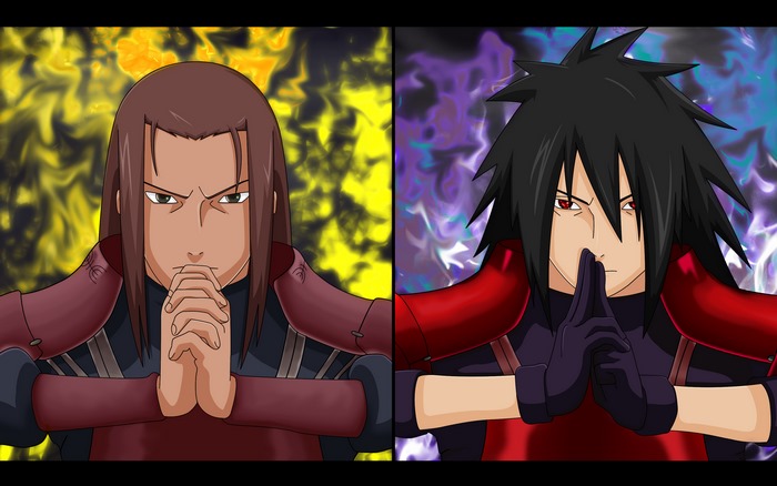 Madara Uchiha and Hashirama Senju from Naruto Shippuden