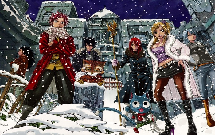 Fairy Tail Lockser Juvia Heartfilia Lucy Scarlet Erza Fullbuster Gray Dragneel Natsu Gajeel