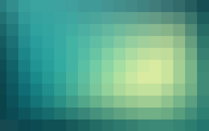 Abstract Green Pixelated Pattern