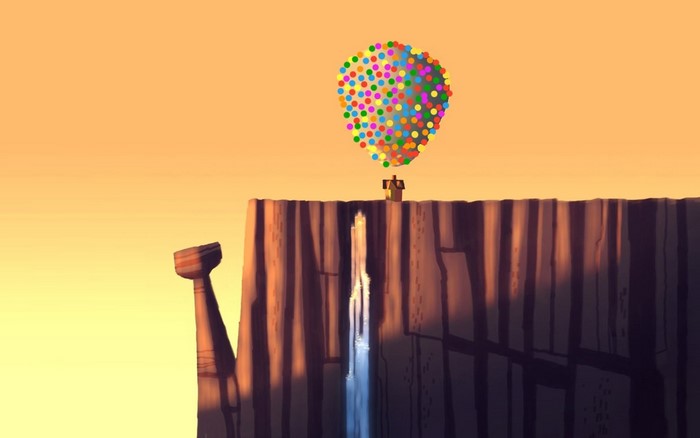 House with balloons from Up movie
