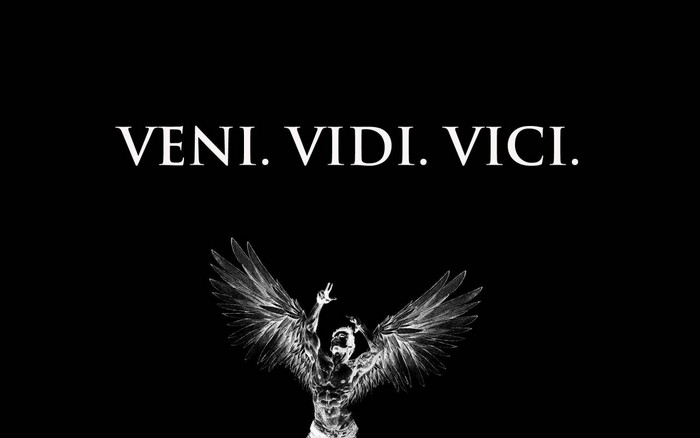 Zyzz Veni Vidi Vici Latin Quote Artwork
