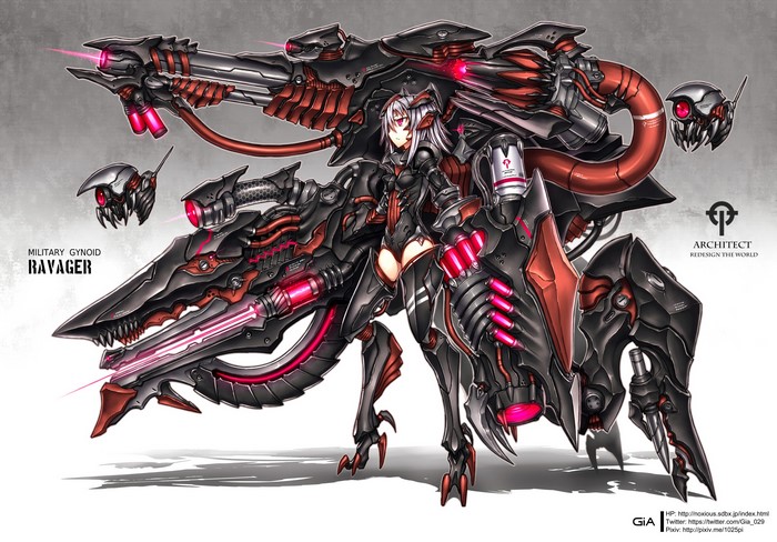 Military Gynoid Ravager by Gia