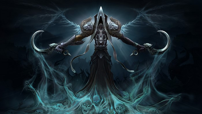 Diablo 3 Reaper of Souls Malthael with scythes