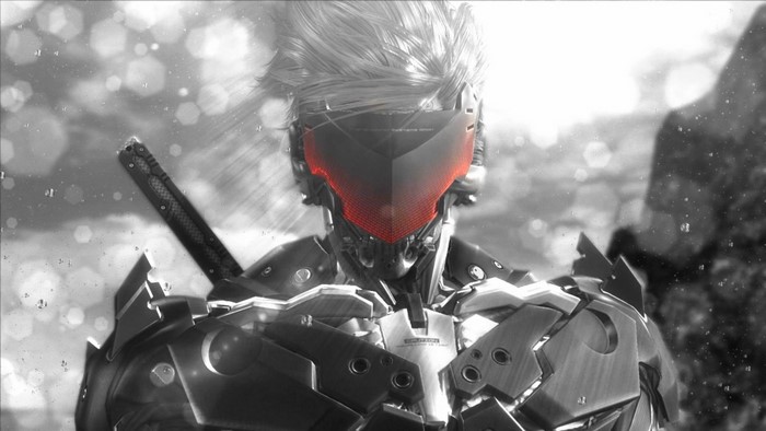 Raiden from Metal Gear Rising: Revengeance with Red Visor