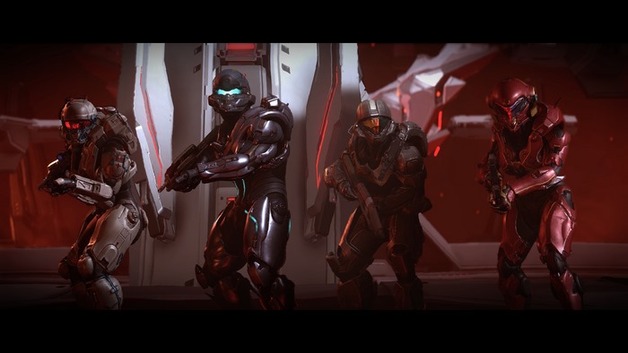 Four Spartans from Halo 5: Guardians