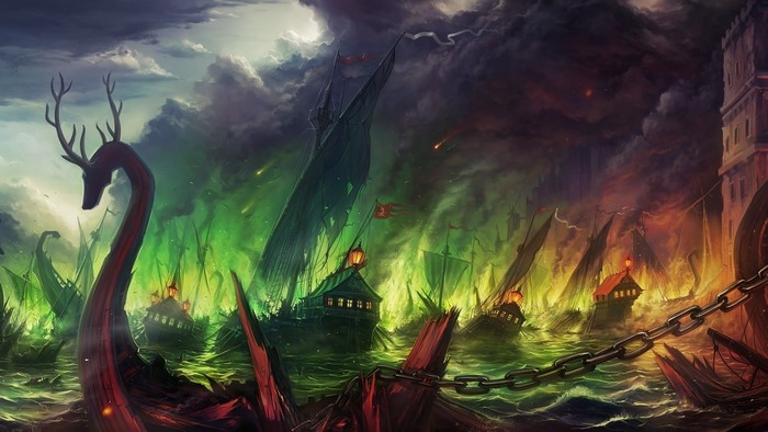 A Song of Ice and Fire Fan Art: Naval Battle
