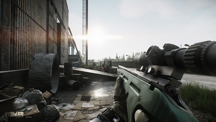 Escape from Tarkov first-person shooter gameplay