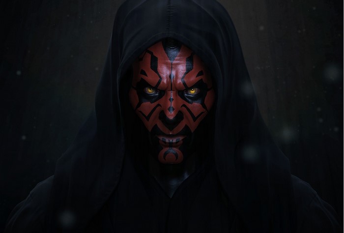 Darth Maul from Star Wars artwork