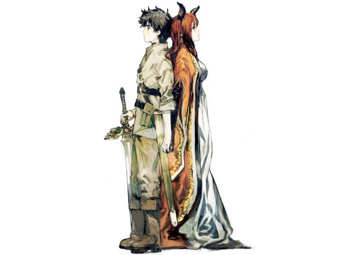 Yuusha and Maou from Maoyuu Maou Yuusha