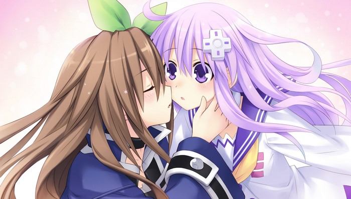Nepgear and IF from Hyperdimension Neptunia