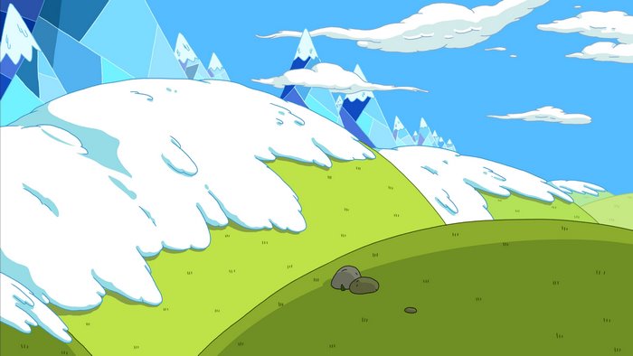 Adventure Time animation background landscape