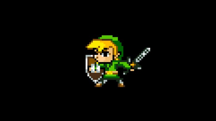 Link from The Legend of Zelda 8-bit