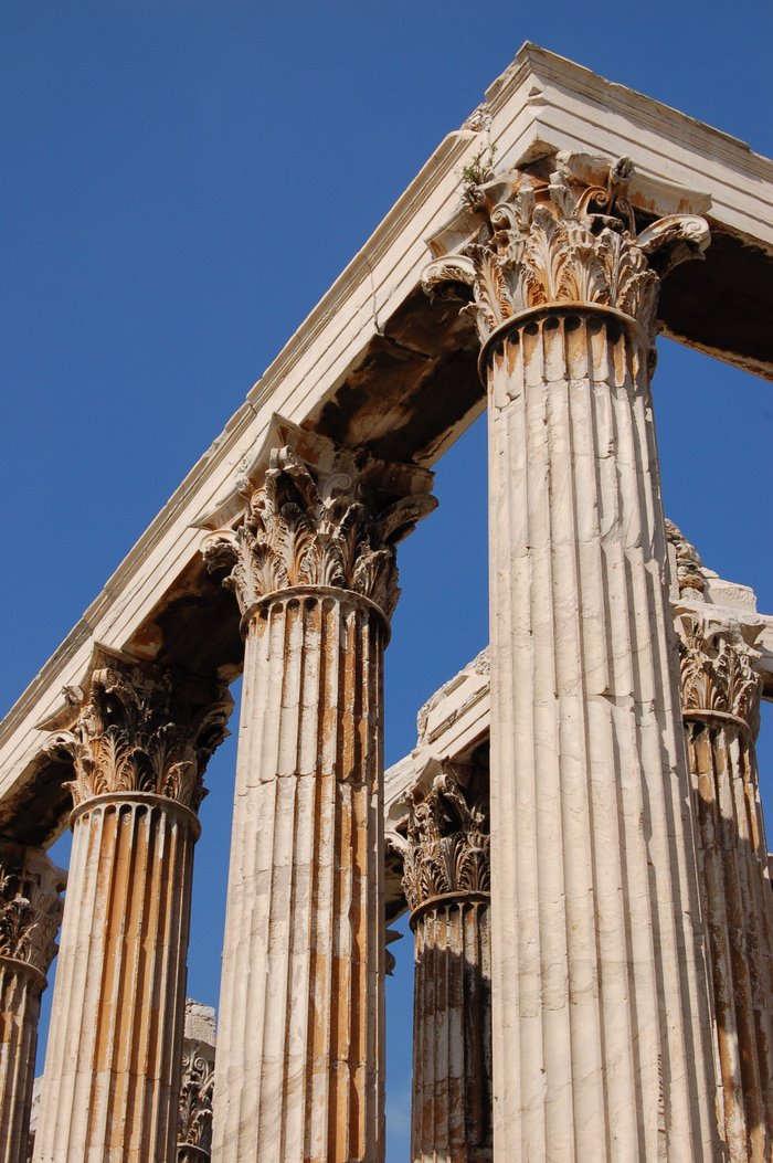 Ancient Greek architecture, Temple of Olympian Zeus, Athens