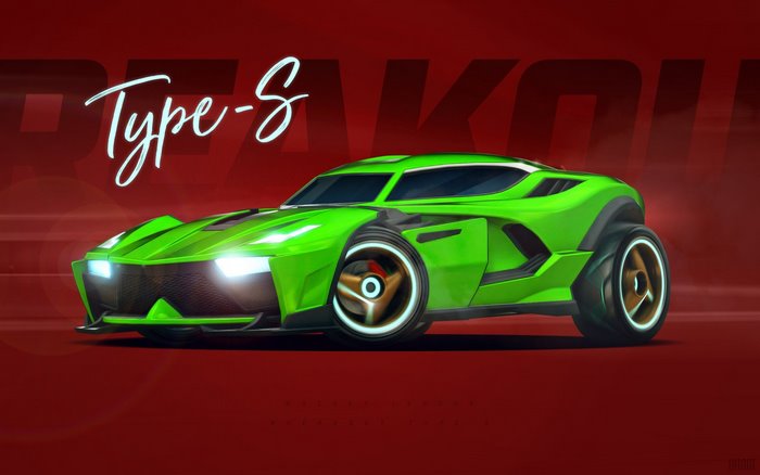 Breakout Type-S car from Rocket League