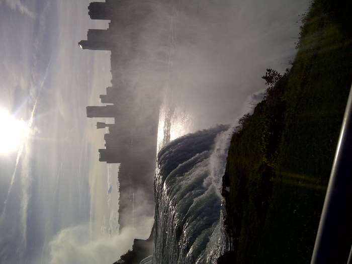 Niagara Falls with City Skyline