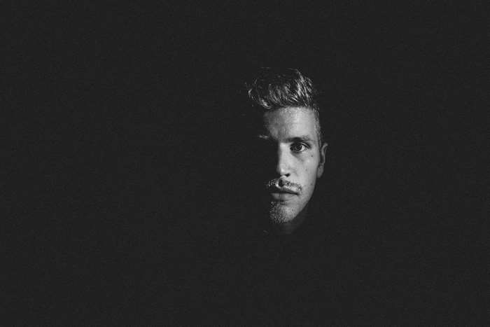 Man in darkness
