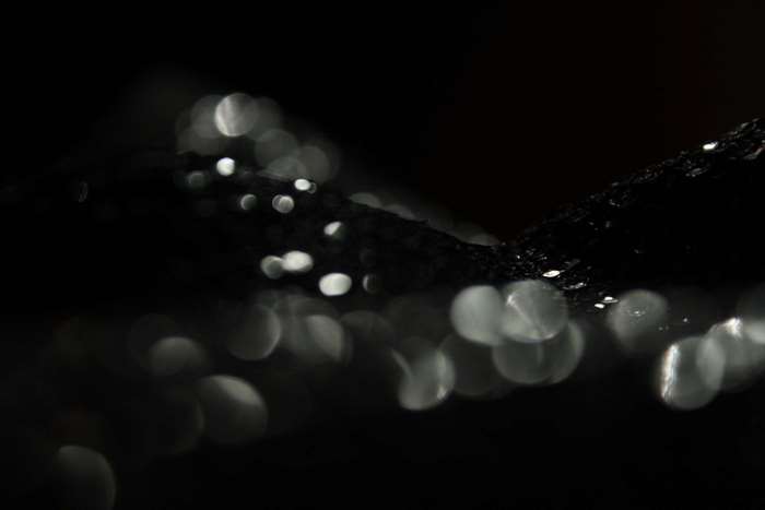 Abstract bokeh lights on dark background