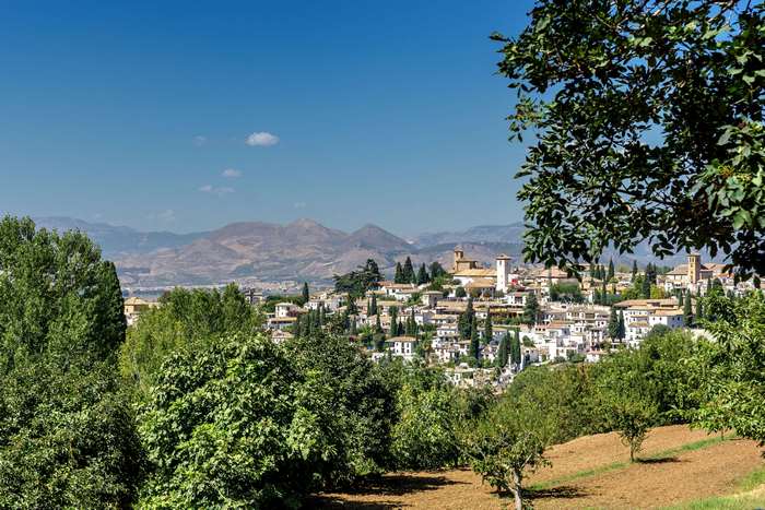 Albaicin neighborhood in Granada, Andalusia, Spain