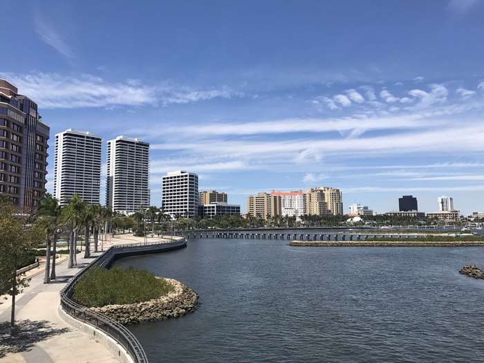 West Palm Beach Intracoastal Waterway 4K