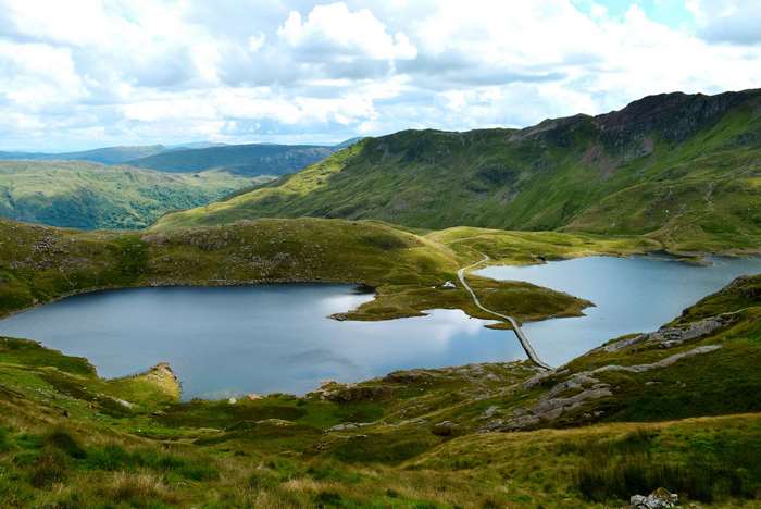 Llyn Idwal in Snowdonia National Park, Wales