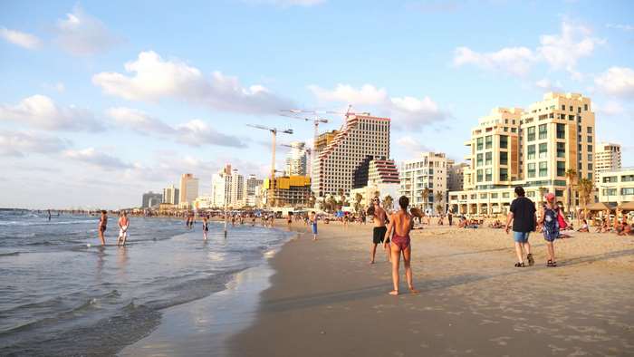 Tel Aviv Beach 4K
