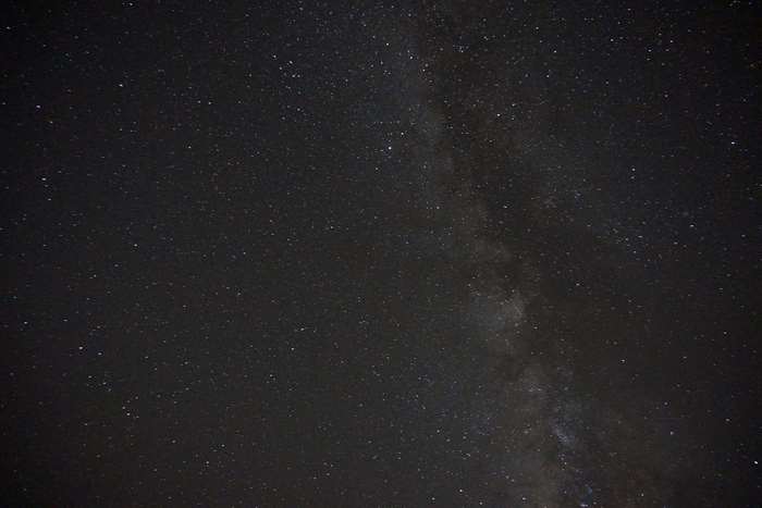 Starry night sky with the Milky Way